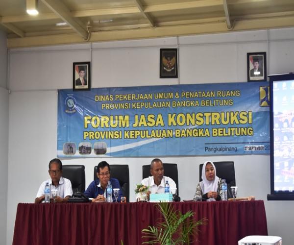 Dinas PUPR adakan Forum, Bahas Sertifikasi Kompetensi Tenaga Kerja Jasa Konstruksi
