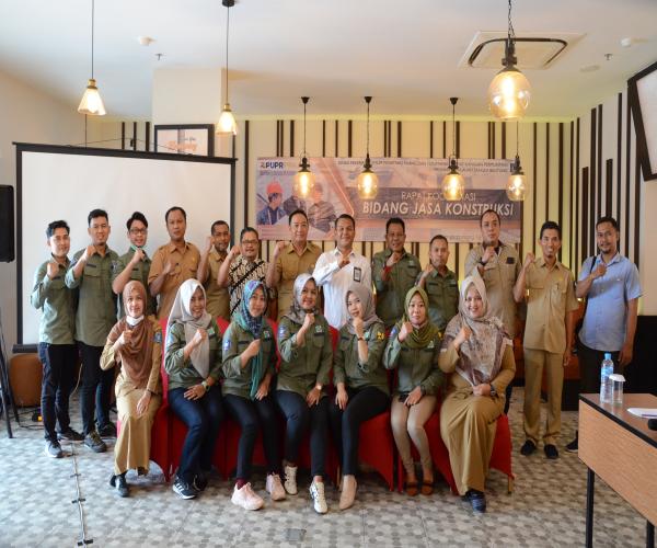 Rapat Koordinasi : Sinergikan Pada Sub Urusan Bidang Jasa Konstruksi