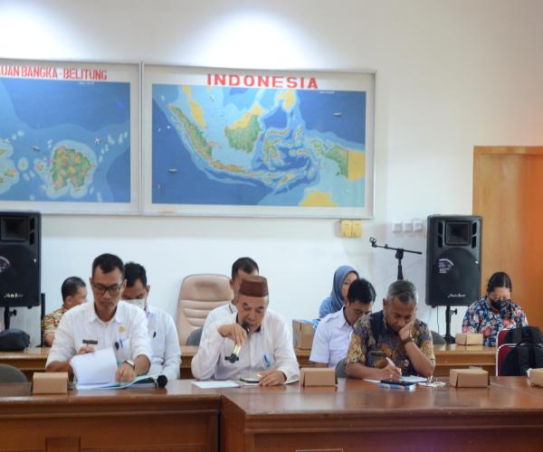 Dinas PUPRPRKP Terima Kunjungan Kerja Studi Banding Dinas PUBMCK Provinsi Jateng