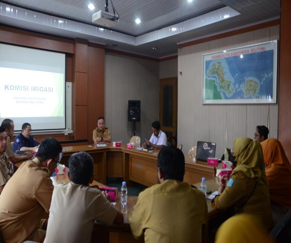 Komisi Irigasi Susun Rencana Kerja Tahunan dan 5  tahunan