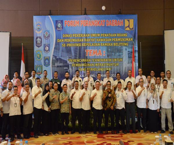 Selenggarakan Forum Perangkat Daerah Dinas PUPRPRKP Koordinasikan Rencana dan Program Kegiatan Tahun 2024