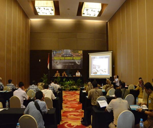 Dinas PUPRPRKP Bersama BWS Bangka Belitung Lakukan Fasilitasi Komisi Irigasi Prov. Kep. Bangka Belitung