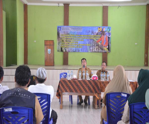 Berdayakan Masyarakat Desa Rajik Dinas PUPRPRKP Berikan Pembinaan Teknis Untuk Pengelolaan Sampah Melalui TP3SR