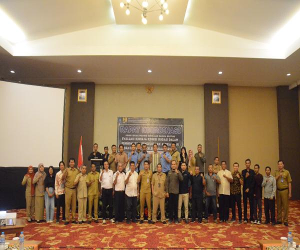 Rakor Komir : Evaluasi Kinerja Dalam Peningkatan Pengelolaan Alokasi Air dan Kapasitas Kelembagaan Irigasi