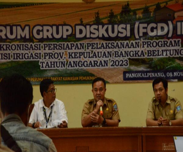 FGD Komisi Irigasi, Kadis Jantani : Terlihat Biasa Tapi Luar Biasa