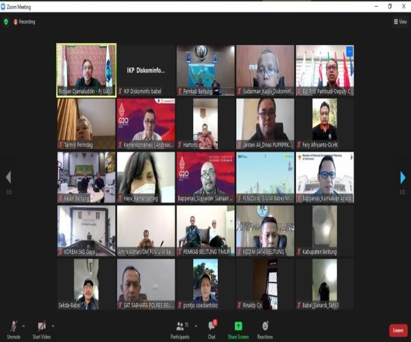 Pemerintah Pusat Pastikan DWG G20 Belitung Tetap Berjalan 