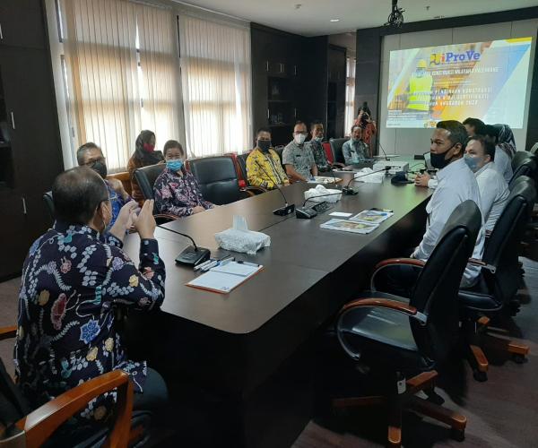 Gubernur Kepulauan Bangka Belitung Menerima Audiensi dari Balai Jasa Konstruksi Wilayah II Palembang