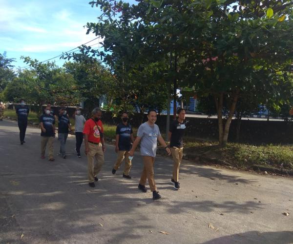 Dinas PUPR Olahraga Jalan Pagi Jalankan Himbauan Gubernur Kepulauan Bangka Belitung