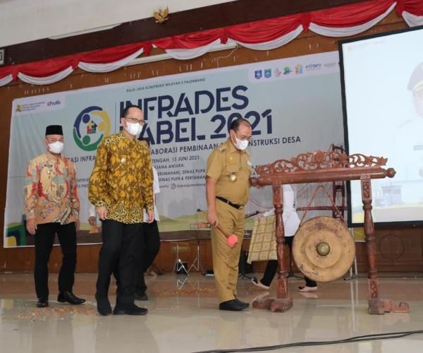 Gubernur Provinsi Kepulauan Bangka Belitung Resmi Membuka Kegiatan InfraDes Babel 2021 