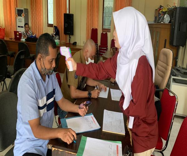 Aksi Donor Darah di Dinas PUPRPRKP, Kumpulkan 23 Kantong Darah