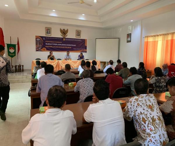 21 Kontrak Pekerjaan Konstruksi Bidang Bina Marga Ditandatangani, Kegiatan Segera Dimulai