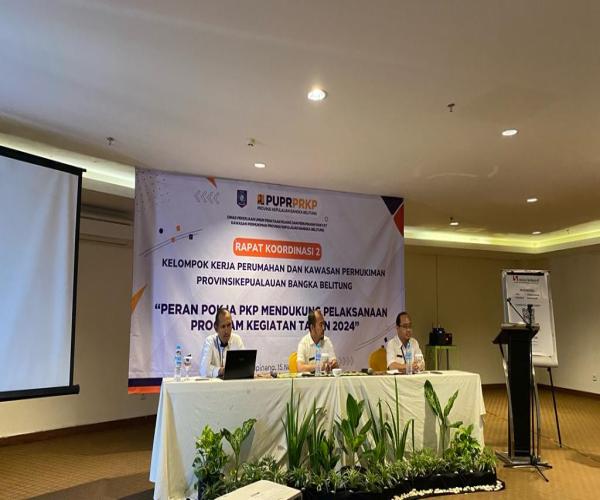 Rakor Pokja PKP Dukung Program Kegiatan Tahun 2024