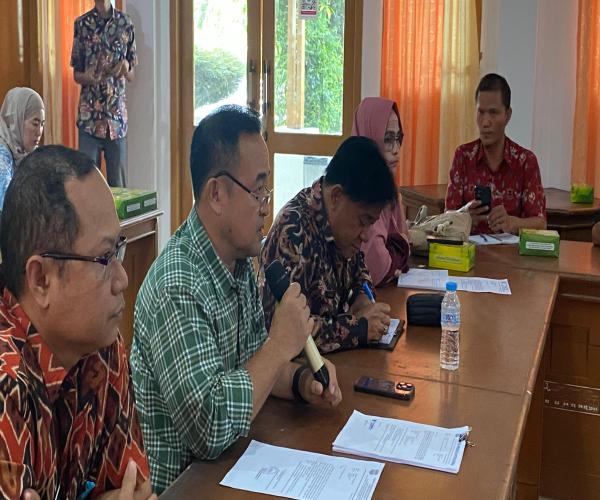Kepala Dinas PUPRPRKP Buka Rapat Forum Penataan Ruang Untuk Permohonan Informasi Tata Ruang di Belitung Timur