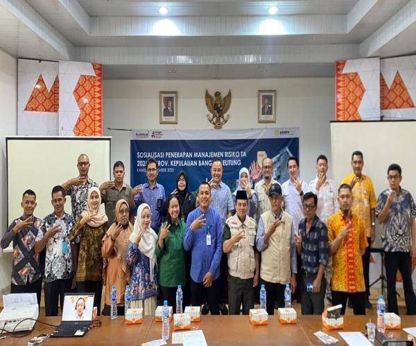 Dinas PUPRPRKP Provinsi Babel Sambut Baik Sosialisasi Manajemen Risiko dan Zona Integritas oleh BP3KP Sumatera V