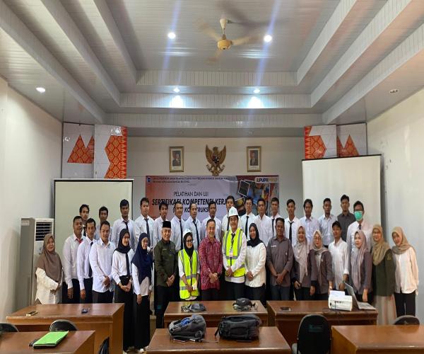 Penguatan SDM Konstruksi, Dinas PUPRPRKP Babel Gelar Pelatihan dan Uji Sertifikasi SKK Jenjang 7