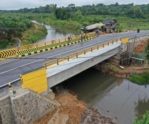 Penggantian Jembatan Sungai Jeruk Tingkatkan Konektivitas Puding–Saing–Kota Waringin