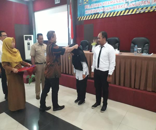 Kegiatan Pelatihan Keamanan, Keselamatan, Kesehatan, dan Keberlanjutan (K4), Bidang Jasa Konstruksi Dinas PUPR tanggal 6-9 Agustus 2019